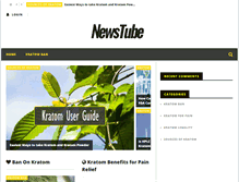 Tablet Screenshot of kratomorganics.com